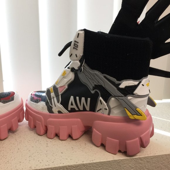 PRE LOVED - SOURSOP 04 Destiny Pink Platform Sneakers PNK/8 - SH286 - Picture 7 of 12